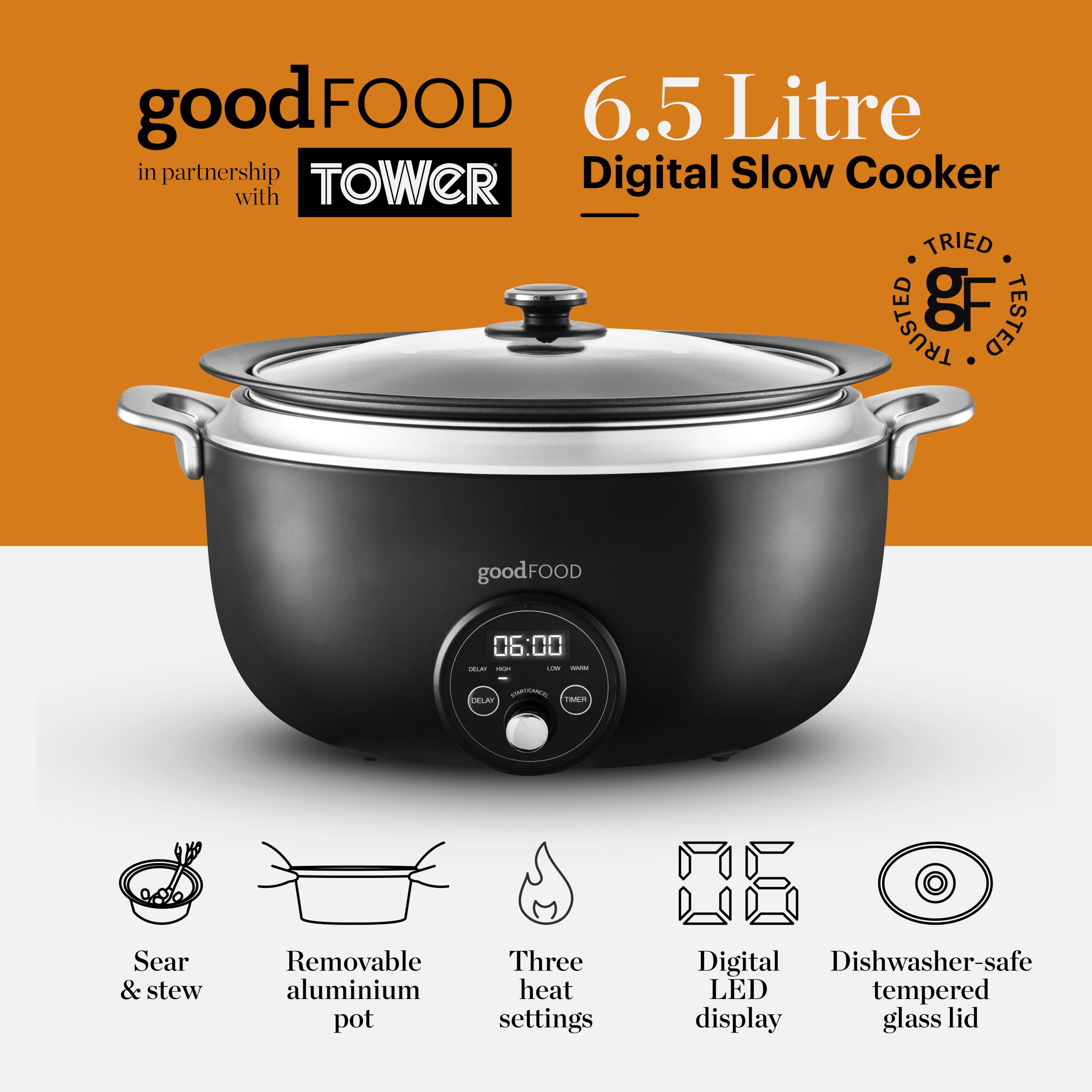 <a href="https://housewares100.co.uk/voting-details/?entryid=66" target="_blank">Good Food In Partnership with Tower- 6.5 Litre Digital Slow Cooker, RKW</a>